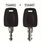 Chiavi Universali TSA002 TSA007 Set 2 Pezzi per Valigie Bagagli Serrature