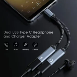 Adattatore USB-C Audio e Ricarica Sdoppiatore Cuffie Tipo C Galaxy