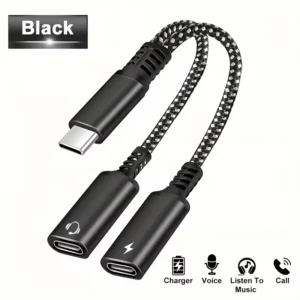 Adattatore USB-C Audio e Ricarica Sdoppiatore Cuffie Tipo C Galaxy