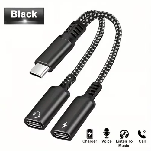 Adattatore USB-C Audio e Ricarica Sdoppiatore Cuffie Tipo C Galaxy