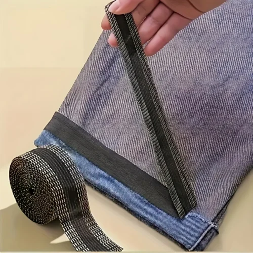 5 Rotoli Nastro Termoadesivo Orlo Pantaloni Tessuto Forte Senza Cucire