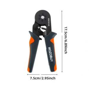 Pinza Crimpatrice Esagonale 0,08-16mm² Puntalini Kit Elettricista