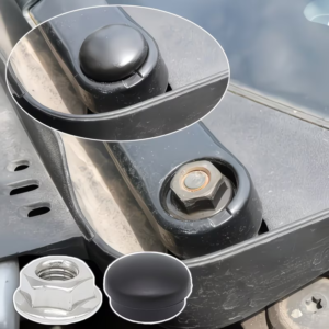 Due Viti Due Dadi Coprivite per Braccio Tergicristallo Anteriore auto - immagine 3
