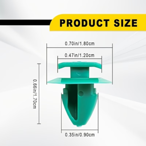 10x clip per piastra finizione parafango posteriore 68102758AA per jeep e 500x - immagine 3