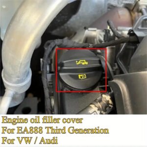 Tappo Rifornimento Olio Motore EA888 06K103485A  per VW Passat B8 Golf per Audi - immagine 3