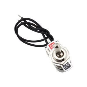 Interruttore a levetta cablato piccolo Manopole ON-OFF a 2 posizioni connessione - immagine 2
