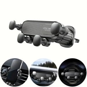 PORTA TELEFONO CELLULARE PER AUTO UNIVERSALE SUPPORTO SMARTPHONE CLIP AUTOMATICA - immagine 3