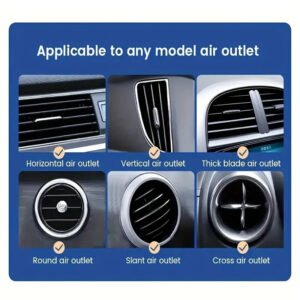 PORTA TELEFONO CELLULARE PER AUTO UNIVERSALE SUPPORTO SMARTPHONE CLIP AUTOMATICA - immagine 4