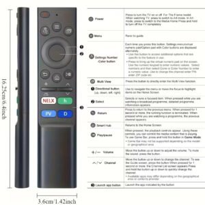 Telecomando di ricambio per TV per samsung per Crystal Solar UHD Neo Smart BN59 - immagine 4