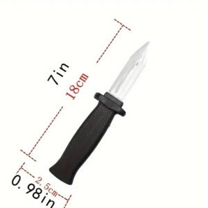 COLTELLO CON LAMA RETRATTILE TRUCCHI MAGICI LAMA FINTA INTRATTENIMENTO SCHERZI - immagine 3