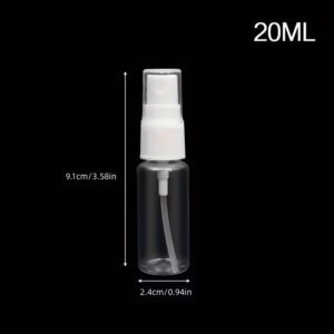 Bottiglia 20 ml Ricaricabile Spray Portatile Dispenser Trasparente da viaggio - immagine 1