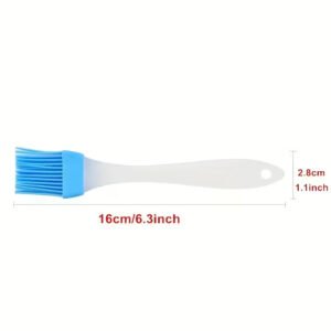 3PZ PENNELLO DA CUCINA IN SILICONE PENNELLO DA PASTICCERIA MULTIFUNZIONALE ROSA - immagine 4