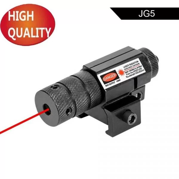 Laser Puntatore Mini Rosso Caccia Softair 50-100M Gamma 635-655Nm