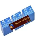 5 Pezzi Relè Relay 12V Songle Srd-12Vdc-Sl-C Circuito Stampato Carichi 250V 10A