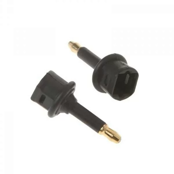 Adattatore Convertitore Audio Ottico Da Toslink A Mini Toslink Plug 3,5 Mm