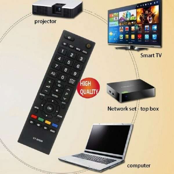Telecomando Tv Per Toshiba Ct-90326 Ct-90380 Ct-90336 Ct-90351 Tv Lcd