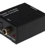 Convertitore Ottico Toslink Digitale a Analogico Coassiale Stereo