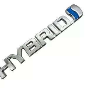 Adesivo 3D Hybrid Ibrido Cromato Metallizzato Car Sticker Decal Auto