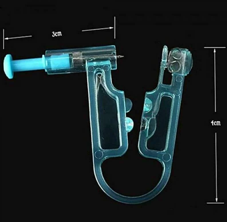 Piercing Pistola Per Orecchini Monouso In Plastica Asepsis