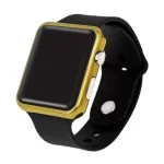 Orologio Unisex Impermeabile Led Digitale Sportivo Elegante Dorato Hq