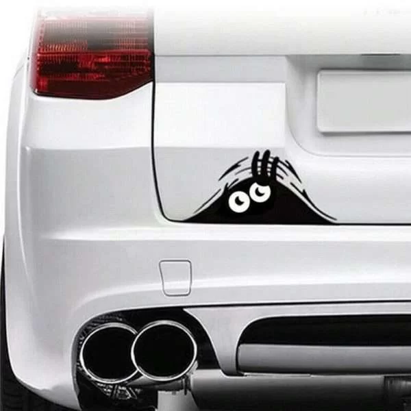 Adesivo Occhi 3D Sticher Decalcolmania Auto Moto Decorazione Motocicletta