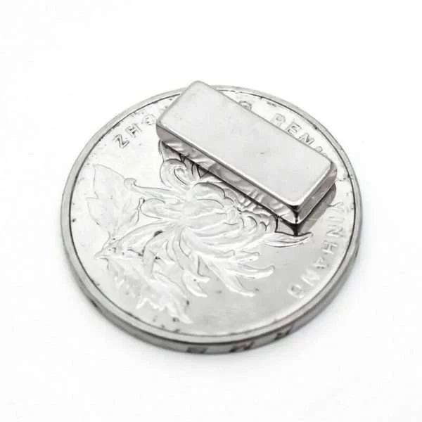 10 Pezzi Magneti Neodimio 15X6X3Mm N35 Ndfeb Rettangolo Suprt Forti Nichel