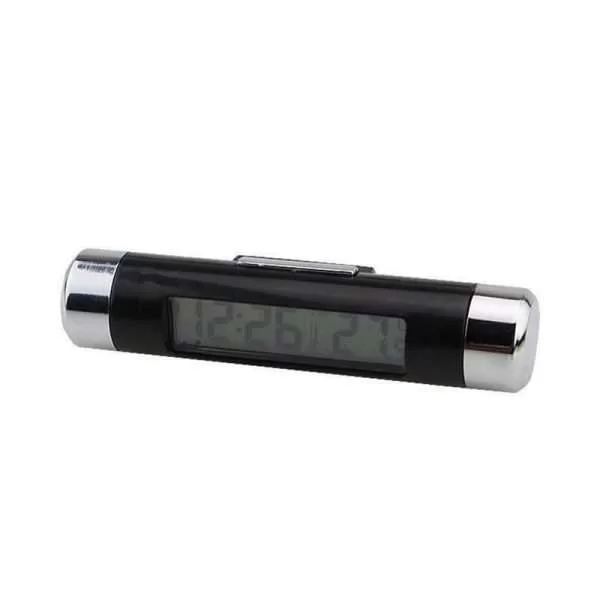 Termometro Digitale 2 In 1 Led Orologio Auto Temperatura Lcd Termometro Coche