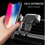 Supporto Smartphone Per Bocchette Aria Auto Universale Resistente Nero Regolabil
