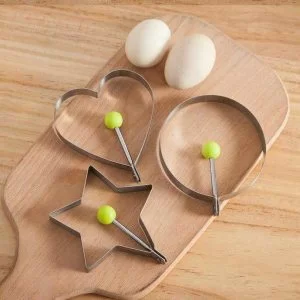 Acciaio Inox Stampo Per Uova A Forma Di Cuore Pancake Accessori Cucina Gadget