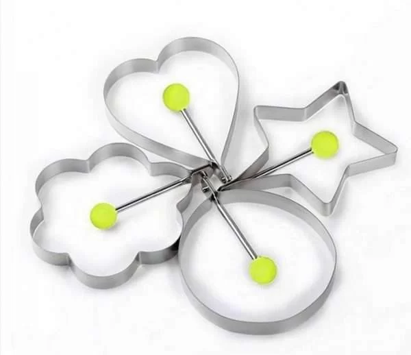 Acciaio Inox Stampo Per Uova A Forma Di Cuore Pancake Accessori Cucina Gadget