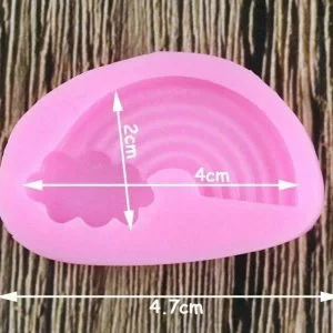 Stampo Silicone Per Torte Arcobaleno Rainbow Nuvoletta Cake Design Decorazione