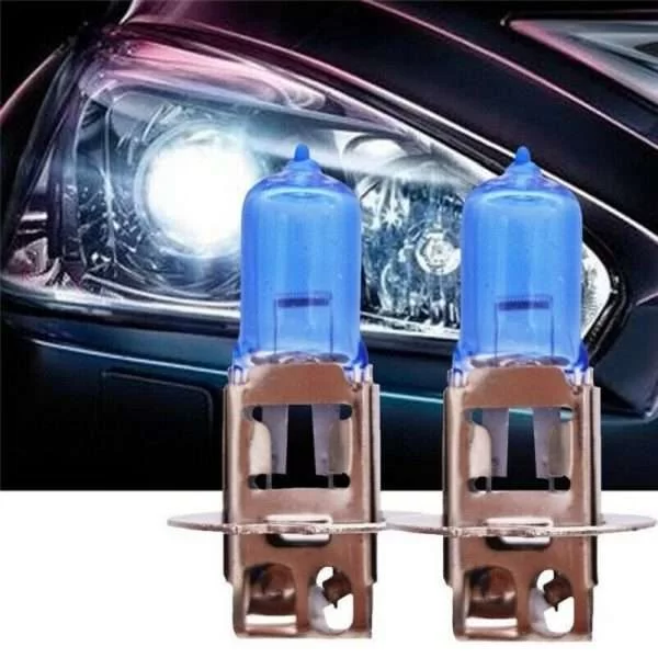2X Led Fari Antinebbia Lampadine Luce Lampade 12V H3 100W 6000K Bianca Per Auto