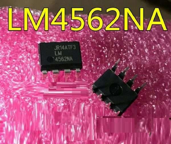 2 Pezzi Lotto Lm4562Na Lm4562 Dip-8 Chip Ic Circuito Integrato Nuovo