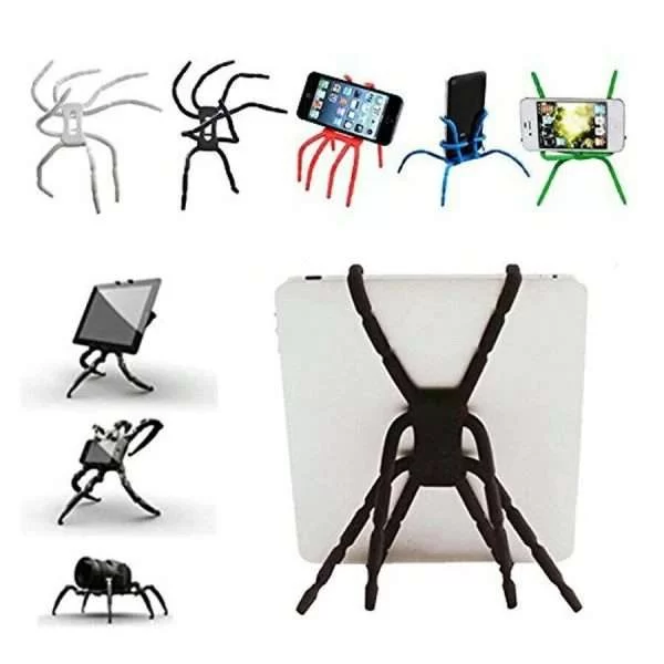 Supporto Smartphone Universale Da Tavolo Kickstand Ragno Scrivania Cellulari