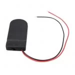 2 Pezzi Porta batteria CR2032 2 SLOT 6V CASE CR2032 SWITCH ON OFF PLASTICA
