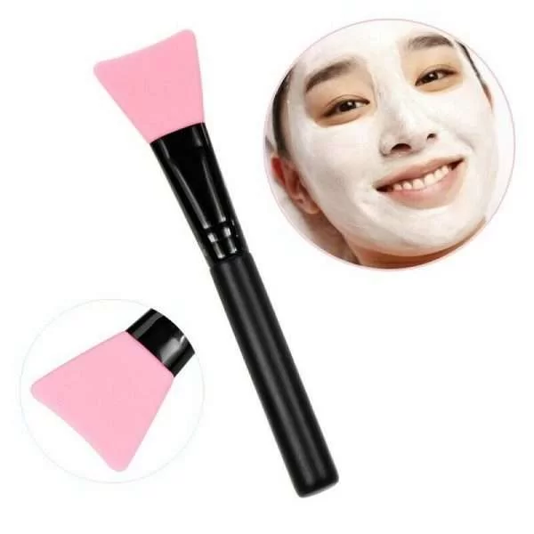 Pennello Spazzola Trucco Per Maschera Fango Rosa Spatola Make Up