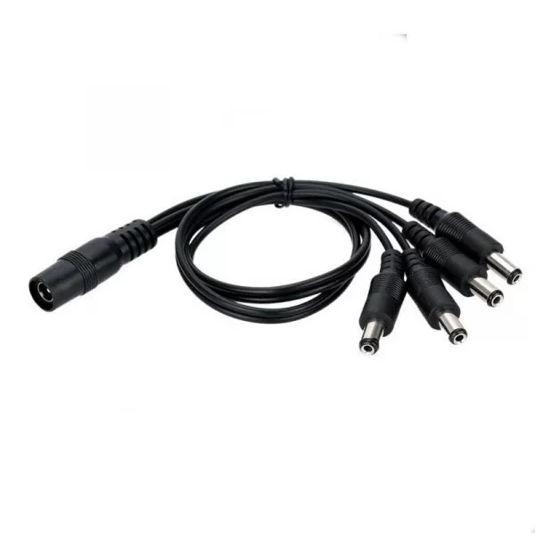 CAVO SDOPPIATORE ALIMENTAZIONE TELECAMERE 1 IN 4 OUT VIDEOSORVEGLIANZA DVR