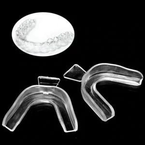 4 Pezzi Silicone Dentale Notte Aiuto Sonno Sbiancamento Modellabile Bocca