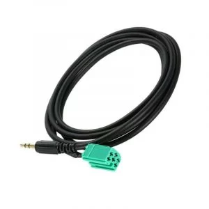 CAVO AUX AUDIO MP3 adatto a RENAULT CLIO MEGANE MODUS SCENIC TWINGO AUTORADIO