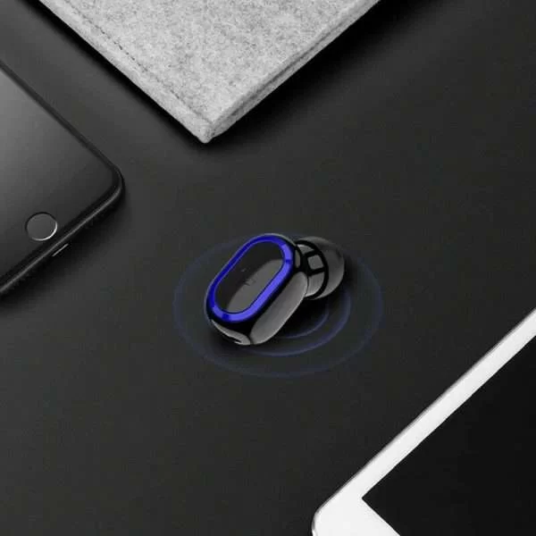 Auricolare In-Ear Mini 5.0 Bluetooth Wireless Sportivi Running Jogging Blue