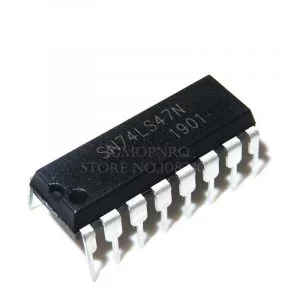 IC Circuito Integrato SN74LS47N 74LS47 DIP16 - Lotto 5 Pezzi
