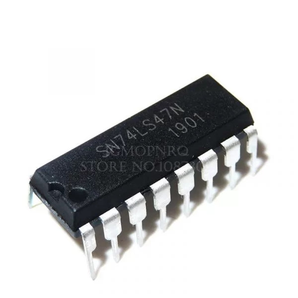 IC Circuito Integrato SN74LS47N 74LS47 DIP16 - Lotto 5 Pezzi
