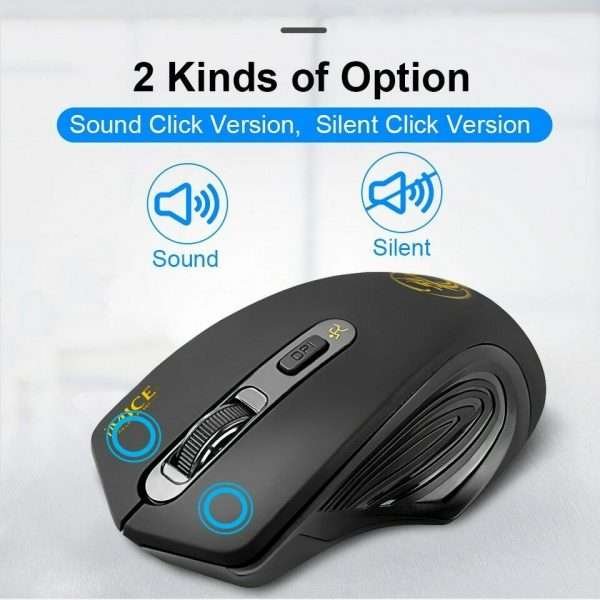 Mouse Wireless Senza Fili Ottico Gaming Usb Pc Per Mac Per Microsoft Laptop