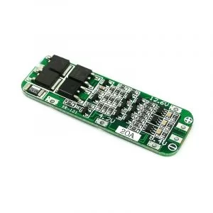 Circuito di ricarica per batterie a litio 18650 3S 20A 3,7V 12,6V 64X20X3,4mm