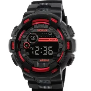 Orologio Digitale Sportivo Honhx Alta Qualità Per Uomo Impermeabile W.R. 30Mt