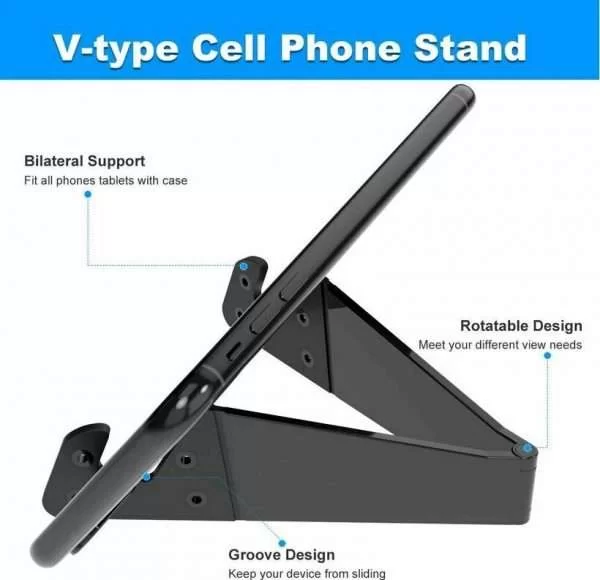 Supporto Da Tavolo Universale Smartphone Pieghevole Flessibile Mini Tablet