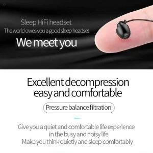 Cuffie Con Filo Piccolissime Soft Sleep Per Dormire Asmr Con Filo 3.5Mm