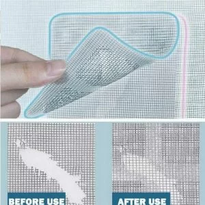 5 Pezzi Patch Riparazione Rete Anti Zanzare Zanzariera Mosche Stick Adesivo