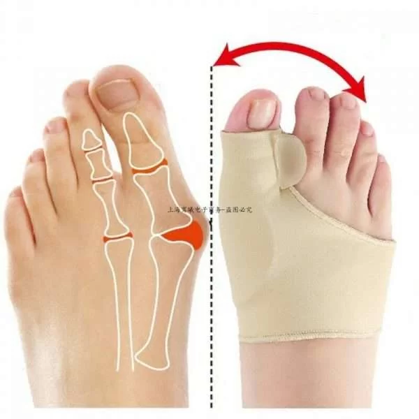 Coppia Tutore Alluce Valgo Correttore Separatore Divaricatore Alluce Silicone