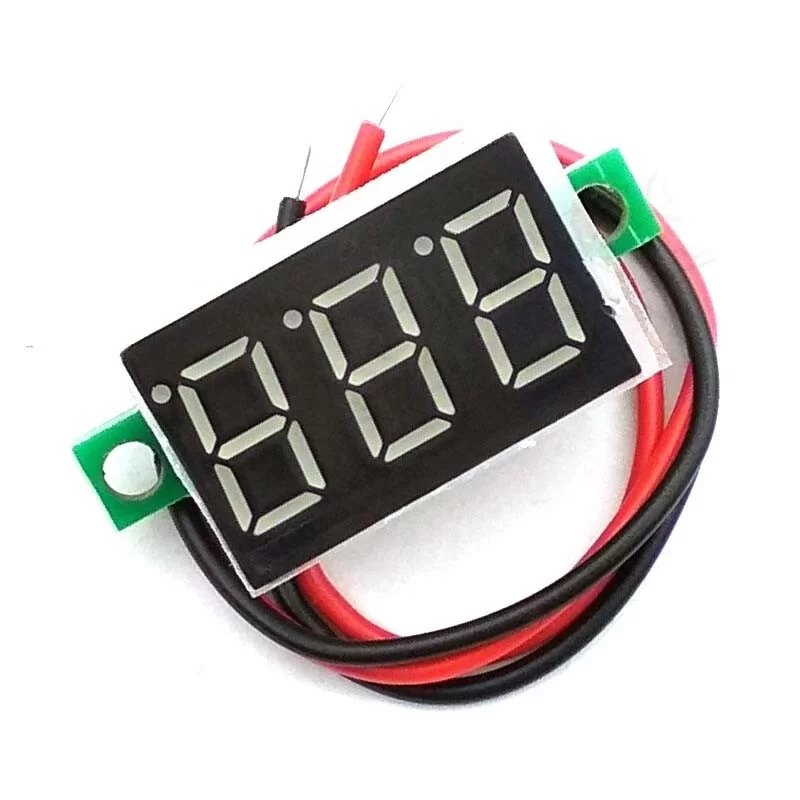 MICRO VOLTMETRO LED tensione tester moto auto voltimetro